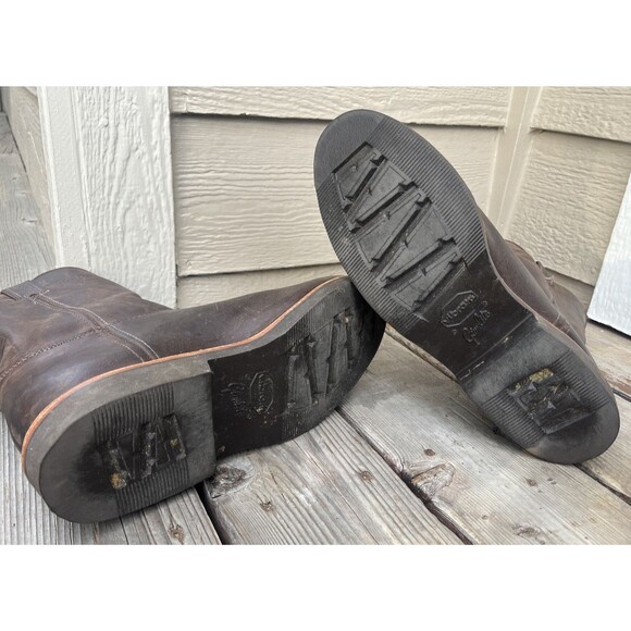 Chippewa Men’s 13D Classic Pull On Work Boots Brown Leather 20075 main image 7